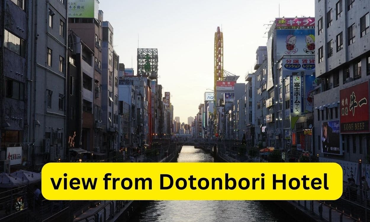 View from dontonbori hotel thailand